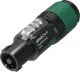 Speakon 4 Pole Line Plug Connector NL4FXX-W-S The Neutrik NL4FXX-W-S 4-pole speakON cable connector has a screw terminal assembly and chuck type strain relief for cable diameters 6 to 12 mm.