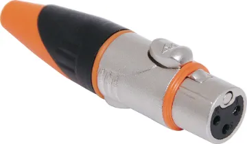 3 Pin Female Line IP67 Weatherproof XLR Connector These XLR style connectors feature sturdy metal construction, high quality contact inserts and strain relief grommets on the line connectors. The plugs have an internal sleeve which tightens around the cable as the plug is screwed together. IP67 rated.