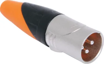 3 Pin Male Line IP67 Weatherproof XLR Connector These XLR style connectors feature sturdy metal construction, high quality contact inserts and strain relief grommets on the line connectors. The plugs have an internal sleeve which tightens around the cable as the plug is screwed together. IP67 rated.