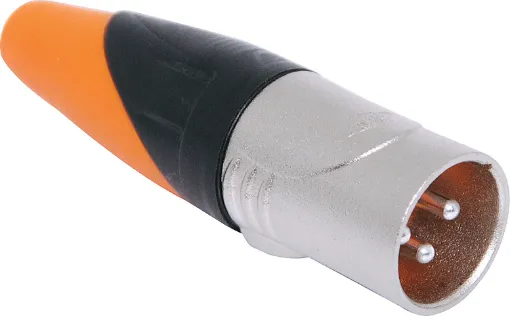 These XLR style connectors feature sturdy metal construction, high quality contact inserts and strain relief grommets on the line connectors. The plugs have an internal sleeve which tightens around the cable as the plug is screwed together. IP67 rated.