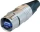 8P8C RJ45 Line Plug Cat6 NE8MC6-MO RJ45 Cat6 Line Plug in diecast Neutrik housing	
Neutrik® part no. NE8MC6-MO