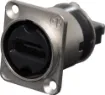 HDMI sockets on both sides of connector for use with pre-made leads. ROHS.
HDMI Version 1.3. Standard 'D' shape housing for easy mounting.