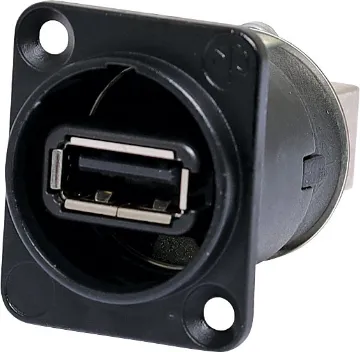 USB 2.0 Type A / Type B Chassis Black NAUSB-B Chassis USB Type A/Type B reversible.