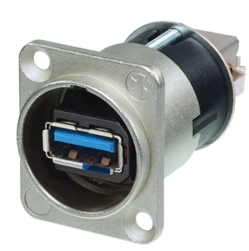 Chassis USB Type A/Type B reversible. 