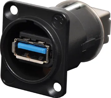 USB 3.0 Type A / Type B Chassis Black NAUSB-B Chassis USB Type A/Type B reversible.