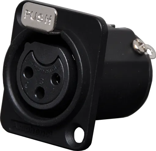 AMPHENOL (formerly Alcatel) connectors are ideal for use in high performance audio applications, including mobile PA use. They represent a no-compromise approach to connector technology, with rugged construction, secure mechanical characteristics and low 