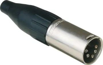 5 Pin Male Line XLR AC5M AMPHENOL (formerly Alcatel) connectors are ideal for use in high performance audio applications, including mobile PA use.  They represent a no-compromise approach to connector technology, with rugged construction,  secure mechanical characteristics and lo