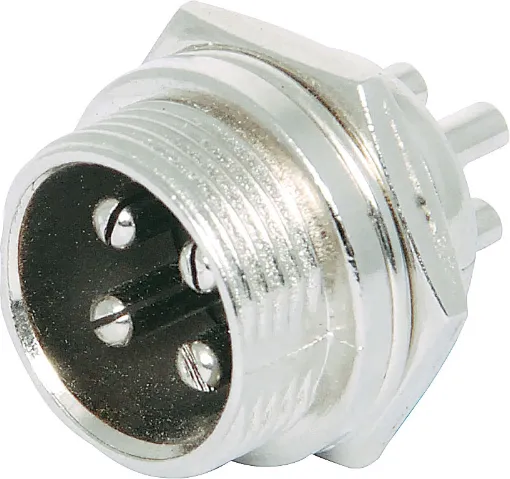 Male Chassis Socket 4 Pin