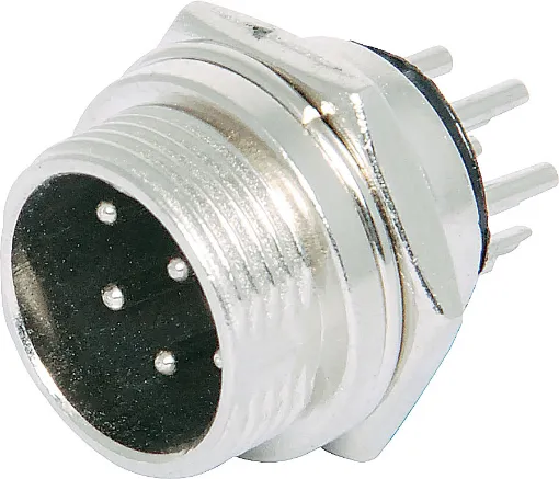 Male Chassis Socket 8 Pin