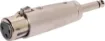 3 Pin XLR Female to 6.35mm Mono Plug Adaptor.