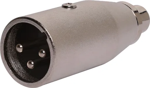 3 Pin XLR Male to RCA Socket.