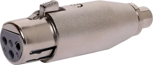 3 Pin XLR Female to RCA Socket.