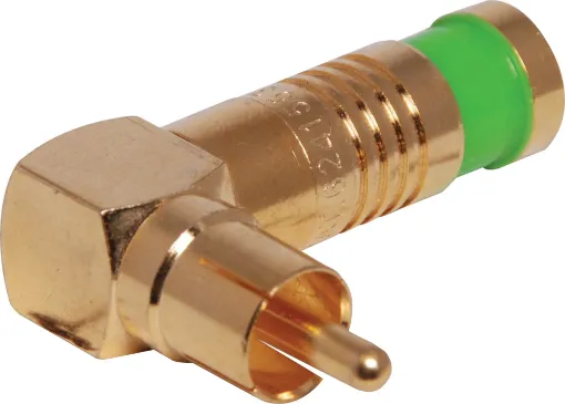 Suits RG59 coaxial cable. Right angle design is perfect for tight spaces. Cable entry 7.1mm.