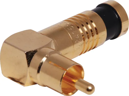 Suits RG59 coaxial cable. Right angle design is perfect for tight spaces. Cable entry 7.1mm.