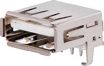 Type A 90 Deg. Horizontal PCB Mount USB 2.0 Type A