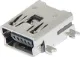 Mini Type B 90 Deg. Horizontal SMD Mount USB 2.0 USB Mini Type (SMD)