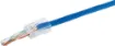 Unique through hole (open-pass) design for quick, easy termination 
Cat5e 8P8C male connector suits solid core cable

