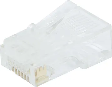 8P8C RJ45 Modular Plug Cat6 (Suit Solid Cable) 8P8C Solid
Cat6 RJ45 suit round cable