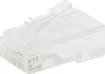 Unique through hole (open-pass) design for quick, easy termination 
Cat6 8P8C male connector suits solid core cable

