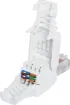 Requires no tools to terminate. In-built strain relief. 8P8C RJ45 modular plug.
