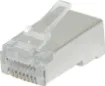 Unique through hole (open-pass) design for quick, easy termination 
Cat6 8P8C male connector suits solid core cable

