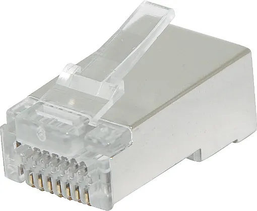 Unique through hole (open-pass) design for quick, easy termination 
Cat6 8P8C male connector suits solid core cable

