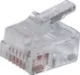 6P6C RJ12 Modular Plug (Suit Stranded Cable) Suits stranded conductors. Cat 5 rated. 6P6C RJ12.