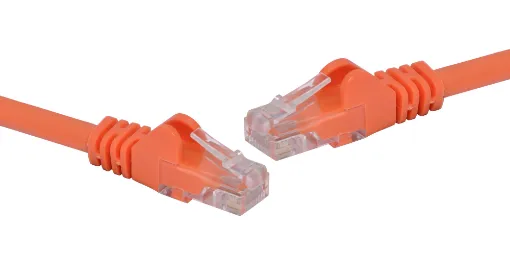 8 Pin RJ45 Male to 8 Pin RJ45 Male Orange 2m - Category 6