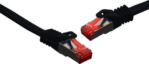 8 Pin RJ45 Male to 8 Pin RJ45 Male Black 0.3m