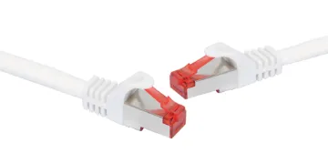 White 3m Cat6a SSTP Ethernet Patch Cable 8 Pin RJ45 Male to 8 Pin RJ45 Male White 3m