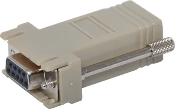 DE9 Female To RJ45 Modular Adapter DE9 Female to RJ45 Female