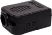 With this serial terminal block breakout users can make their own custom DE-9 serial interfaces with ease. The casing houses a PCB with screw terminal blocks suitable for use with stranded or solid core copper wire. Once wired up, you can clip the casing closed securely - it can be reopened if require using a small screw driver. 