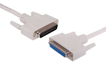 1.8m DB25 Male to DB25 Female Serial / Modem Cable DB25 Male to DB25 Female