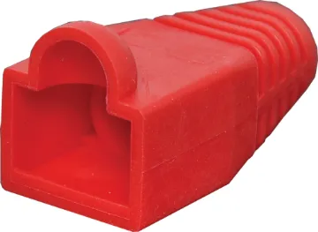 Red Modular Patch Lead Caps RJ45 Pk-100 These covers make it easy to identify your leads once installed in patch panels.