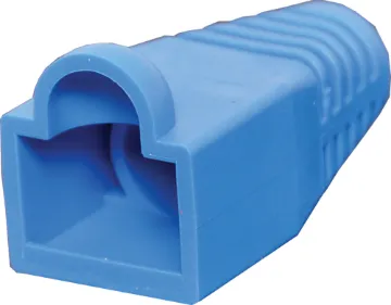 Blue Modular Patch Lead Caps RJ45 Pk-100 These covers make it easy to identify your leads once installed in patch panels. Pk 100 Blue
