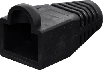 Black Modular Patch Lead Caps RJ45 Pk10 These covers make it easy to identify your leads once installed in patch panels. Pk 10 Black