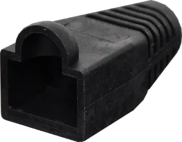 Black Modular Patch Lead Caps RJ45 Pk100 These covers make it easy to identify your leads once installed in patch panels. Pk 100 Black