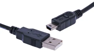1m A Male to Mini B Male USB 2.0 Cable Type A Male to Mini B Male 
Length: 1m