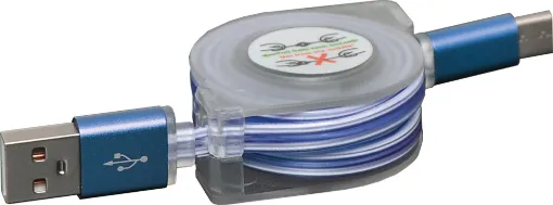 Are you tired of searching around for your charging cable late at night or just want a USB Lead thats a little bit more interesting? Well this is the lead for you. 