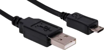0.3m A Male to Micro B Male USB 2.0 Cable Type A Male to Micro B Male
Length: 0.3m