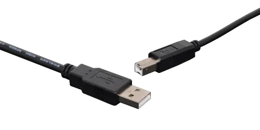 USB peripheral cable. Conforms to USB2.0 specification.