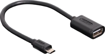 15cm USB A Female to Micro USB Male Cable Turns your mobile phone into a USB host allowing you to directly plug in a USB flash drive, keyboard or mouse. 15cm.