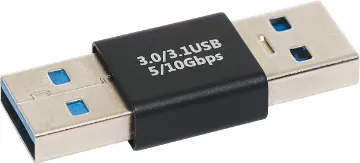 USB 3.0/3.1 Joiner A Male to A Male USB A male to USB A male joiner.