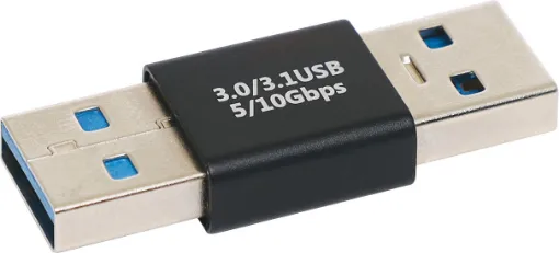 USB A male to USB A male joiner.