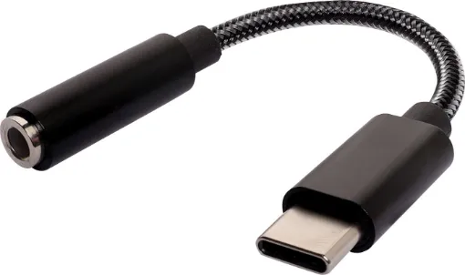 USB-C headphone adaptor so you can use your favourite headphones with your smartphone that no longer have a headphone jack. 