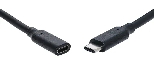 This type-C to type C USB cable features USB 3.2 Gen 2 compatibility and can be used to connect and power a variety of USB type C equipped devices.