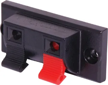 2 Way Speaker Terminal Spring Lever 2 Way Rectangular