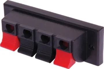 4 Way Speaker Terminal Spring Lever 4 Way Rectangular
