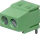 2 Way 5mm 90 Deg. PCB Mount Terminal Block 5mm Pitch
Dove-tail grooves enable these terminal blocks to be ganged together in any combination. With wire protect terminals. Rated at 20A at 300V AC.