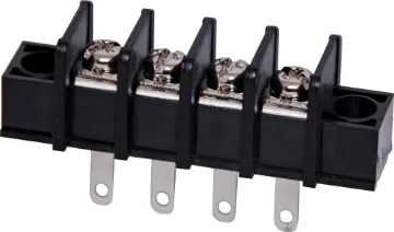 4 Way Barrier Terminal Block Pin Spacing: 9.5mm
Current Rating: 15A at 250V
Solder Lugs: Tin Plated Brass
Screw: Nickel Plated Steel
Housing: Thermoplastic UL94V-O, Black